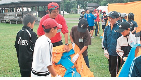 森林キャンプ場
