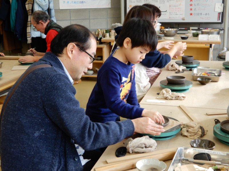 2月の陶芸・絵付け体験
