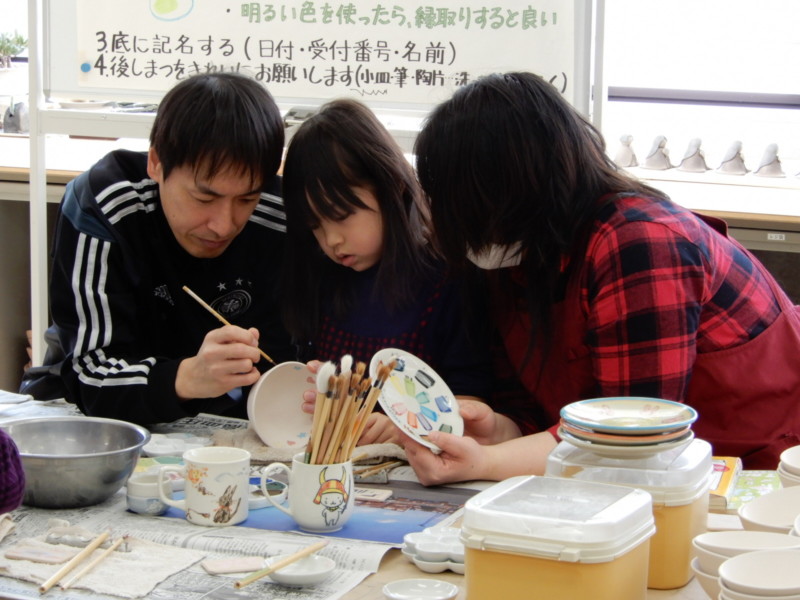 <中止>3月の陶芸・絵付け体験