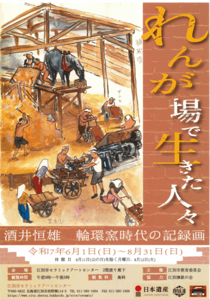 酒井恒雄 輪環窯時代の記録画