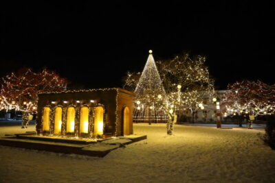 江別駅前公園イルミネーション